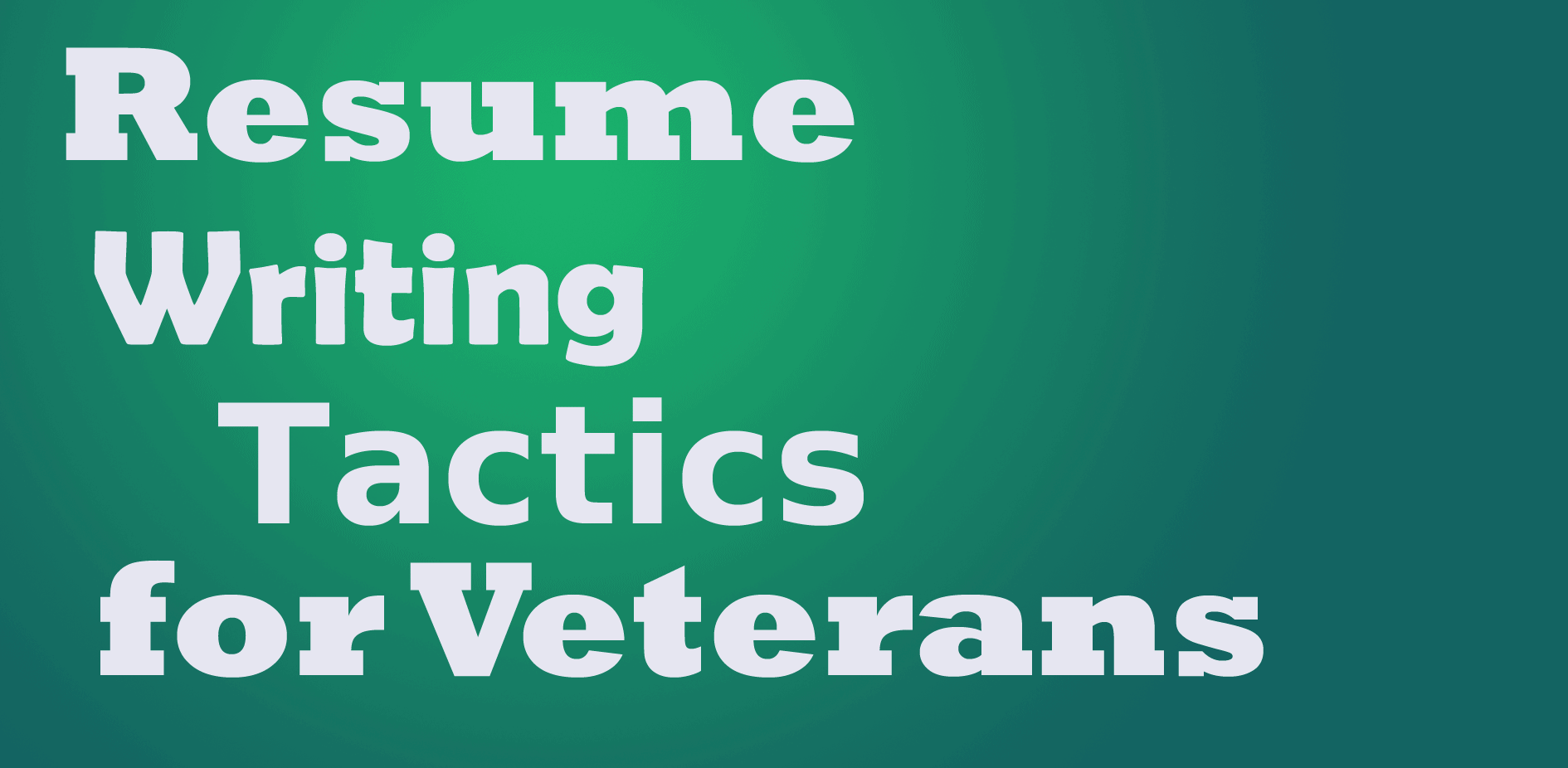 Resume veterans